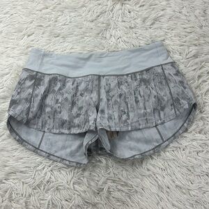 Lululemon Speed Up Short *2.5" City Breeze Alpine White Multi / Alpine White